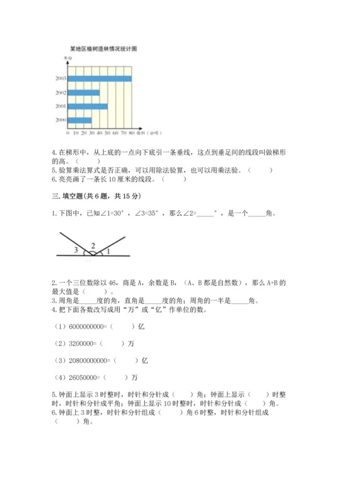 人教版四年级上册数学期末测试卷带下载答案.docx
