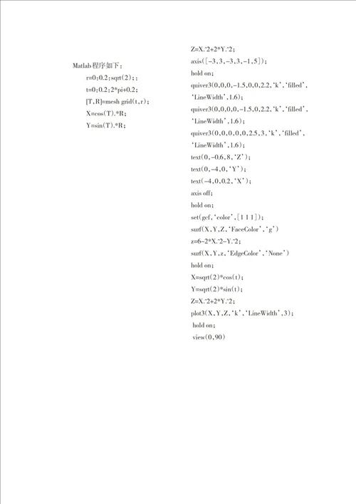 利用Matlab辅助高等数学空间解析几何的教学