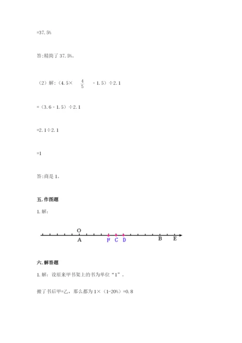 六年级下册数学期末测试卷【达标题】.docx