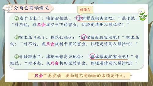 【核心素养】部编版语文一年级下册-18. 棉花姑娘 第2课时（课件）