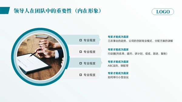 蓝色简约团队建设与团队管理PPT模板宣传PPT动态PPT企业管理