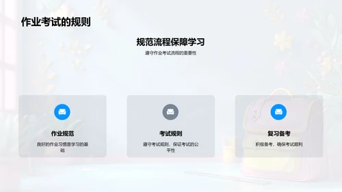 规则讲解班会PPT模板