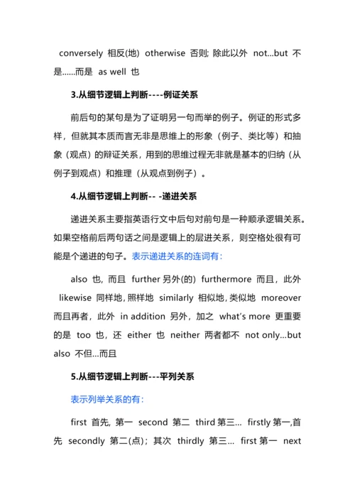 高中英语七选五解题策略与答题技巧.docx