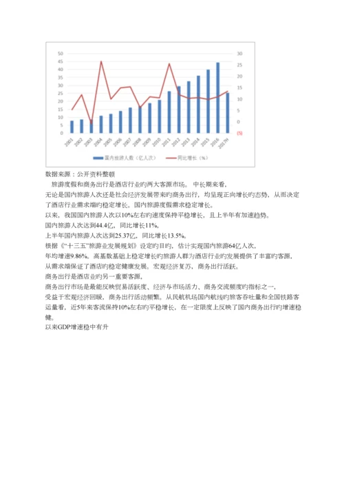 中国酒店行业发展现状及发展前景分析.docx