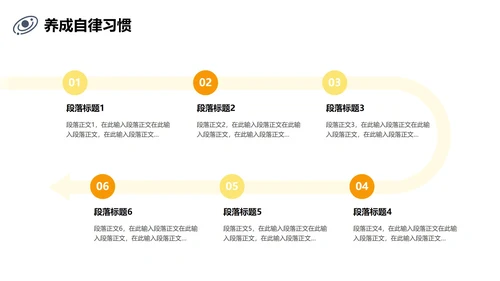 黄黑色插画线条网瘾的学校主题班会PPT模板