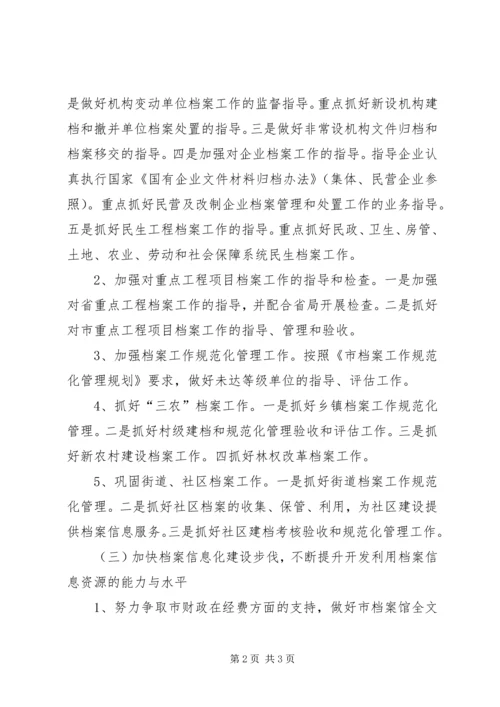 档案局工作抽查安排 (2).docx