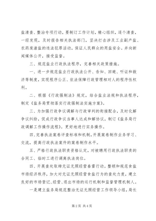 盐业行政工作计划范文 (2).docx