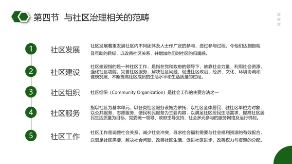 社区治理PPT模板