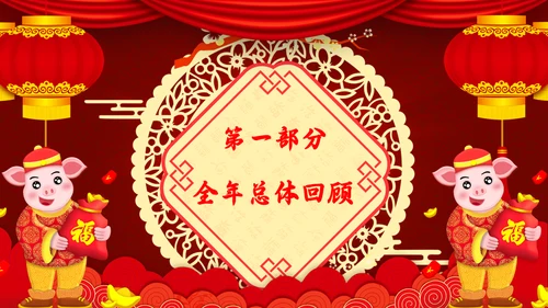 企业开门红年终总结誓师大会通用PPT模板