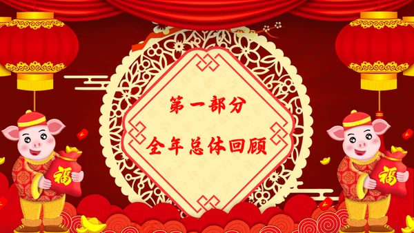 企业开门红年终总结誓师大会通用PPT模板