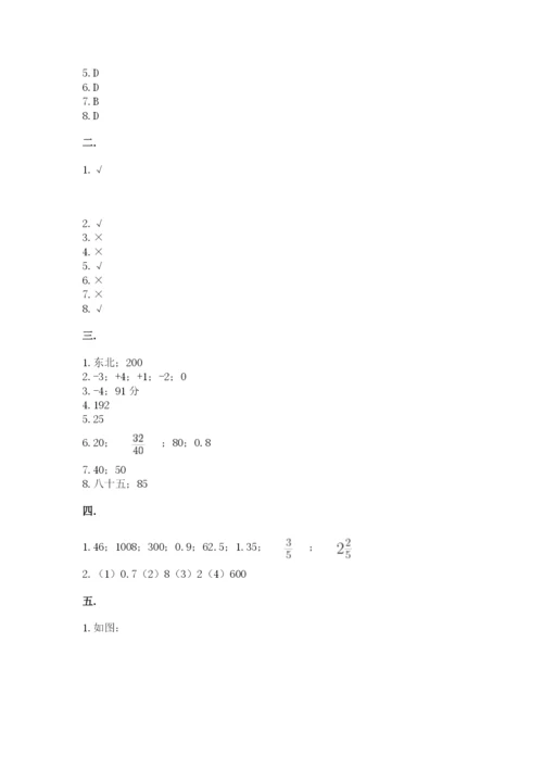 冀教版小升初数学模拟试题【有一套】.docx