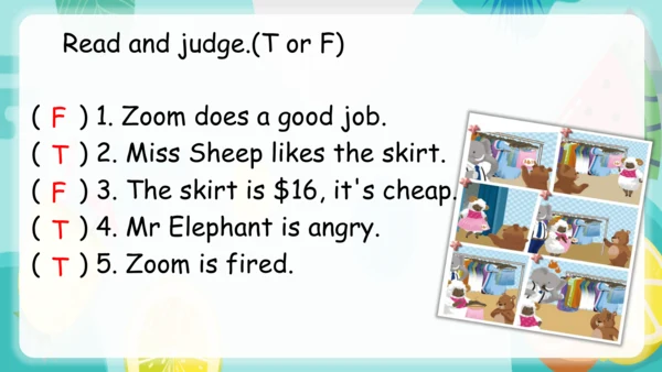 【优质课件】Unit 6 Shopping Part C Story time
