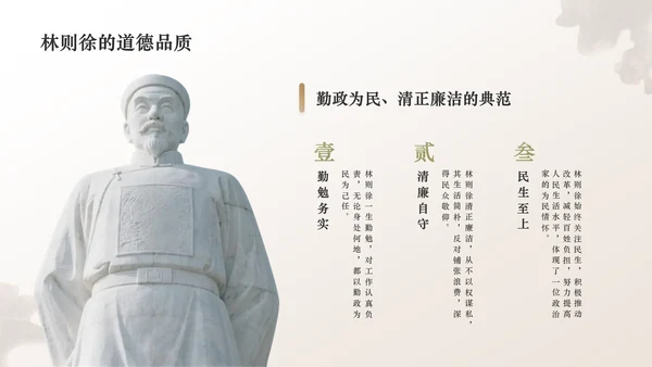 橙色复古风林则徐虎门销烟与民族气节PPT模板