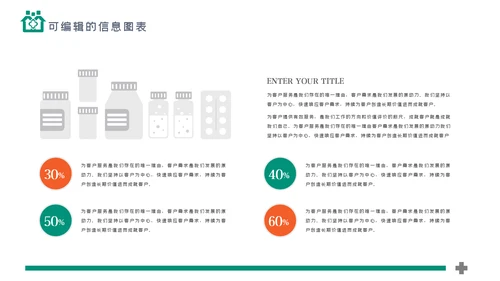 简约社区医疗保险保障工作总结ppt模板