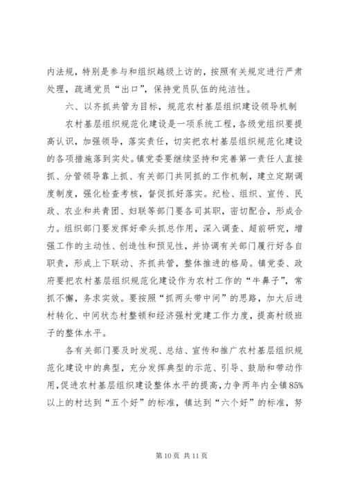 关于加强农村社区规范化建设的实施意见 (2).docx