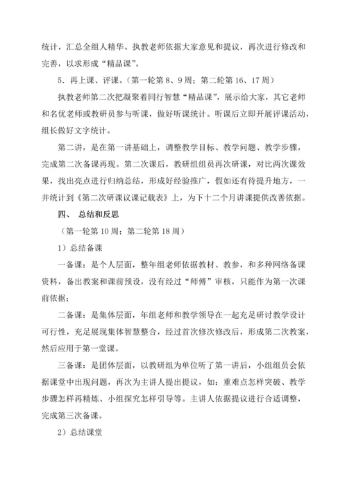 小学校本研修活动专项方案研课磨课助提升.docx