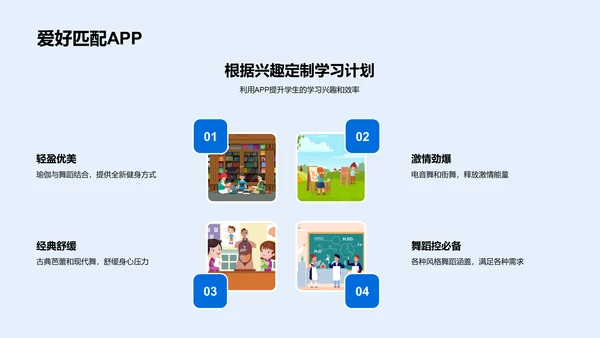 舞蹈学习APP教学PPT模板