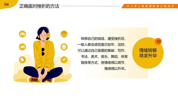 挫折是成长的必修课心理健康班会ppt模板