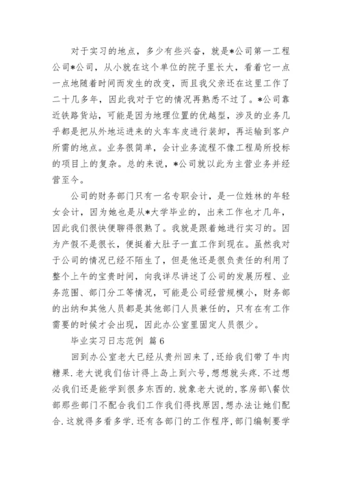 毕业实习日志范例_1.docx