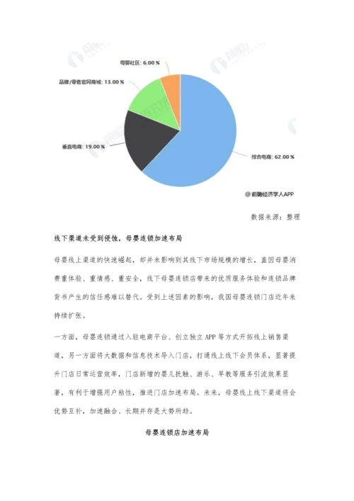 中国母婴行业市场现状及发展趋势分析-线上线下渠道长期并存乃是大势所趋.docx