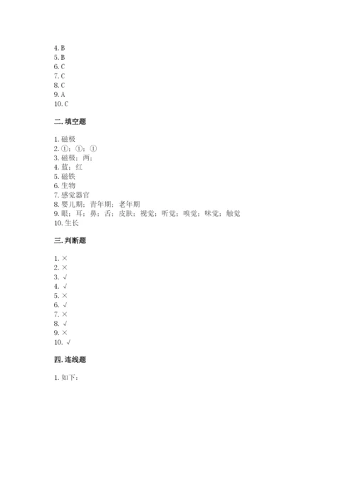 教科版小学科学二年级下册期末测试卷附完整答案【考点梳理】.docx