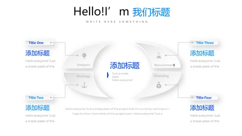 蓝色简约医疗学术报告通用动态PPT