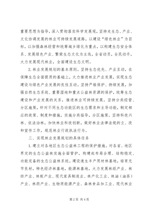 林业远景的发展规划方案.docx