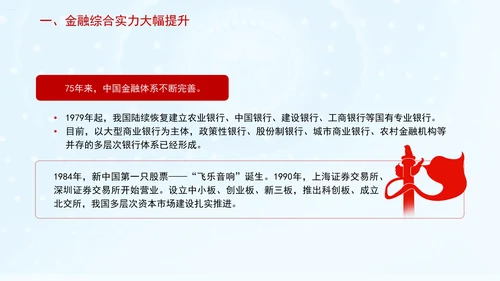 金融业发展成就综述：为经济社会发展大局提供有力金融支撑专题党课PPT