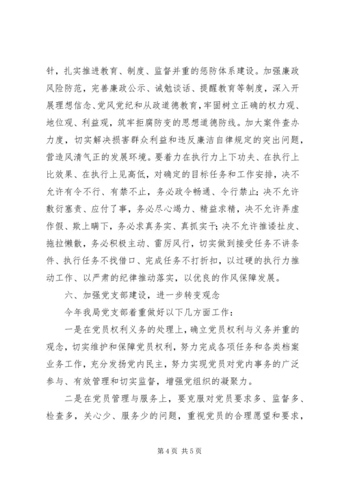 档案局年度党建工作计划.docx