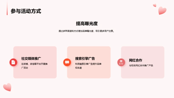 红色卡通双十二销售提升战略PPT模板