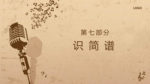 棕色复古怎样指挥唱歌PPT模板宣传PPT动态PPT
