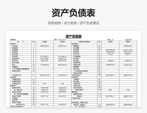 合并现金流量表