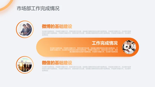 渐变2019市场部年终工作总结PPT模板