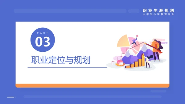 教育专业大学生职业生涯规划PPT模板