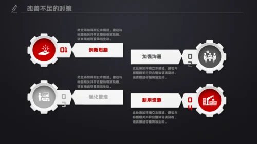 黑色质感工作总结计划汇报演示通用PPT模板