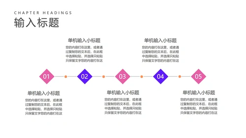 粉色渐变ins水彩风总结汇报PPT模板