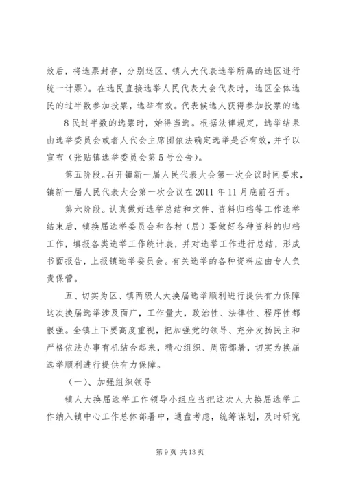 关于做好人大换届选举工作的意见.docx