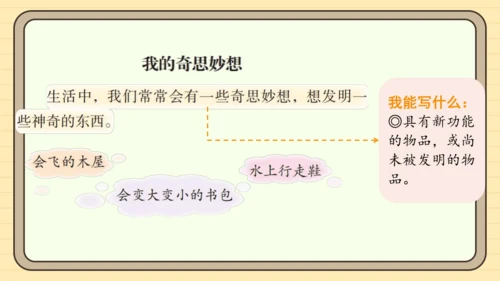 统编版语文四年级下册第二单元 习作：我的奇思妙想（课件）