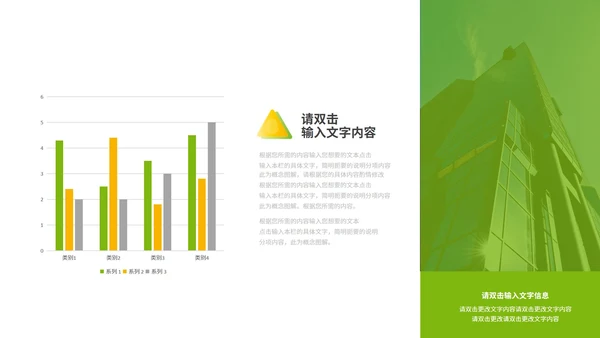双色行业分析报告模版PPT模板