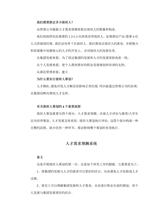 公司接班人综合计划管理标准手册.docx