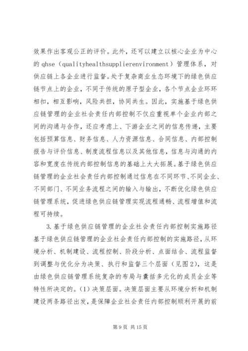 企业社会责任内部控制体系研究.docx