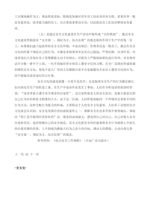 强化安全文化建设建立安全生产长效机制.docx
