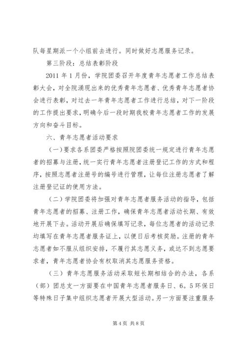 青年志愿者活动方案 (2).docx