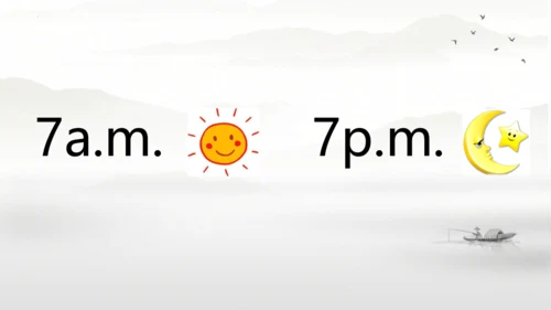 Unit 2 What time is it? Part A  Let's  learn 课件(共6