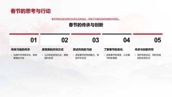 春节文化主题讲座PPT模板