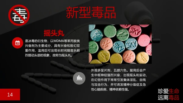 珍爱生命禁毒无毒PPT