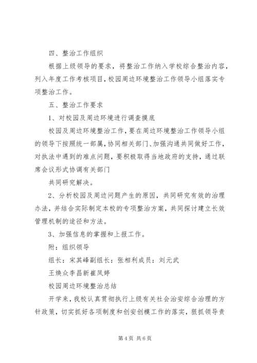 蜂岩镇卫生院整治校园周边环境实施方案.docx