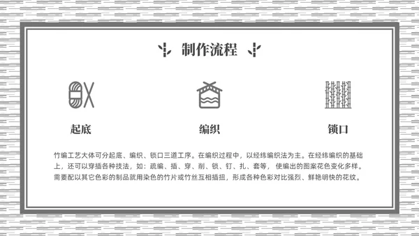 灰色简约非遗文化系列竹编培训PPT课件非遗非遗文化非物质文化遗产