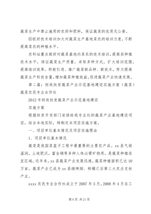 羊街乡蔬菜基地建设项目实施方案.docx