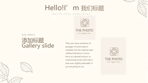 淡雅小清新终工作总结通用PPT动态模板